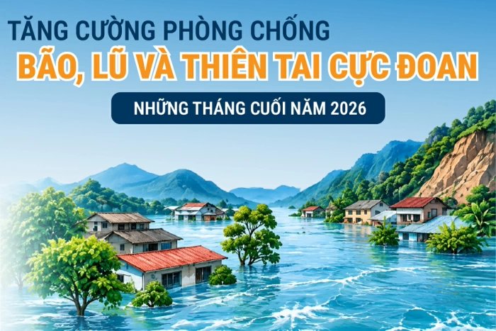 Đắk Lắk chủ động phòng, chống bão, lũ, thiên tai cực đoan những tháng cuối năm 2026