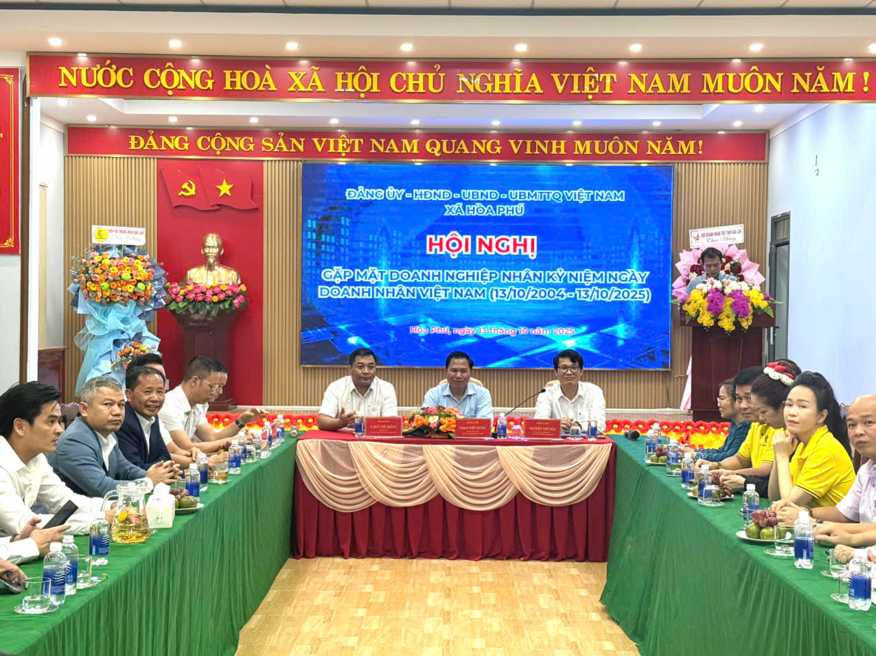 Lãnh đạo xã Hòa Phú gặp mặt Doanh nghiệp - Kỳ vọng phát triển kinh tế năng động Xã cửa ngõ Tây Nam Đắk Lắk