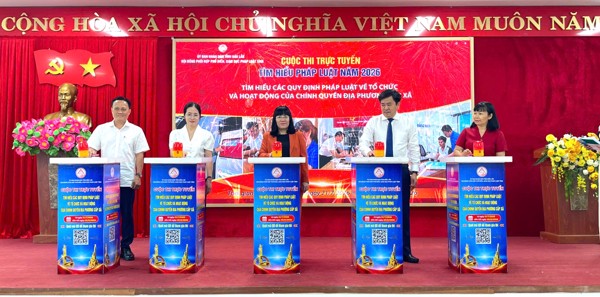 Chính thức phát động Cuộc thi trực tuyến tìm hiểu các quy định pháp luật về tổ chức và hoạt động của chính quyền địa phương cấp xã