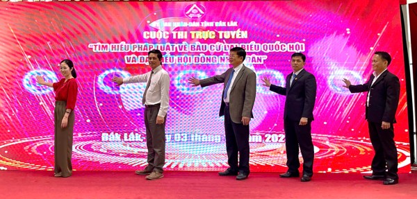 Chính thức phát động Cuộc thi trực tuyến “Tìm hiểu pháp luật về bầu cử đại biểu Quốc hội và đại biểu Hội đồng nhân dân”