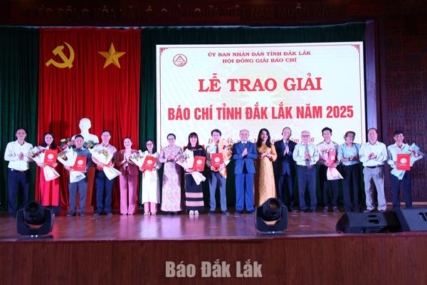 Vinh danh 61 tác phẩm đoạt Giải Báo chí tỉnh Đắk Lắk lần thứ VI năm 2025