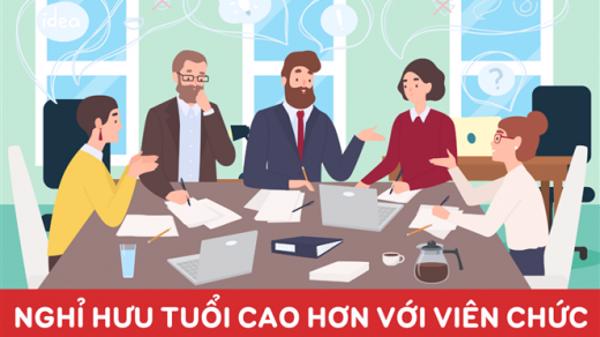 4 đối tượng viên chức được nghỉ hưu muộn hơn tuổi