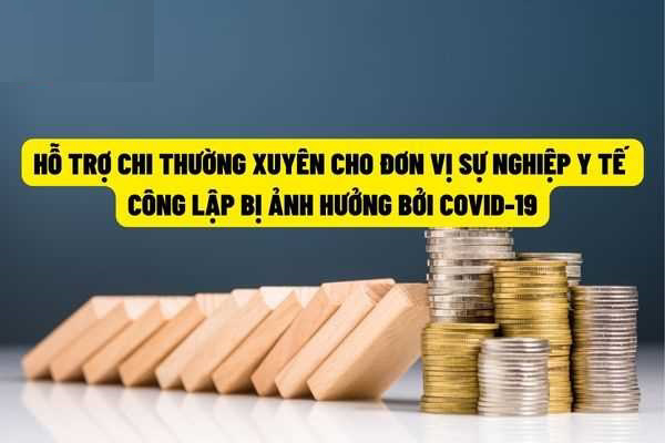 Quyết định về cơ chế hỗ trợ các đơn vị y tế công lập bị ảnh hưởng của dịch COVID-19