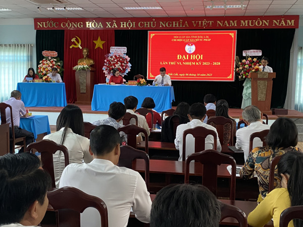 Đại hội Chi hội luật gia Sở Tư pháp lần thứ VI, nhiệm kỳ 2023 - 2028