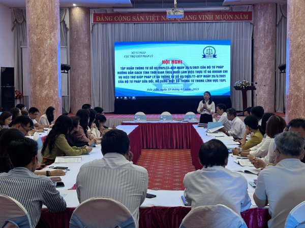 Cục Trợ giúp pháp lý tổ chức Hội nghị tập huấn về nghiệp vụ công tác trợ giúp pháp lý tại tỉnh Đắk Lắk