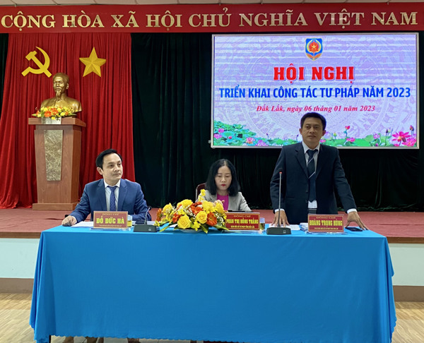 Hội nghị triển khai công tác tư pháp năm 2023 