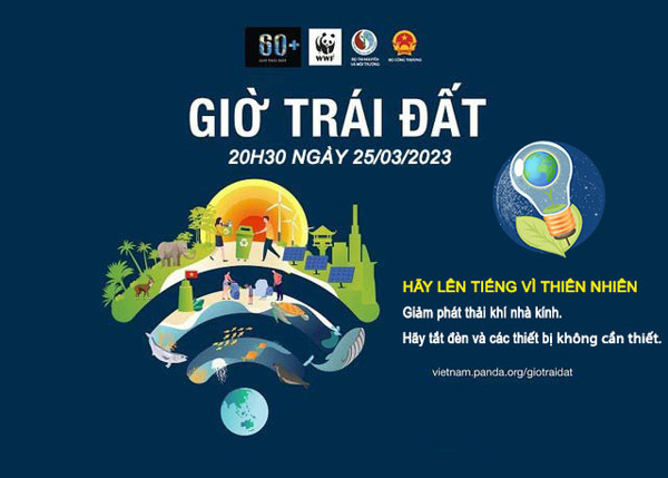Cuộc thi trực tuyến "Tìm hiểu kiến thức hưởng ứng Chiến dịch Giờ Trái đất năm 2023"