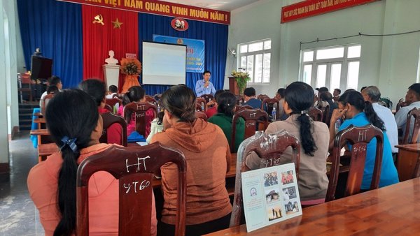 Trung tâm Trợ giúp pháp lý phối hợp với Phòng Tư pháp huyện Lắk tổ chức truyền thông về trợ giúp pháp lý trên địa bàn huyện Lắk
