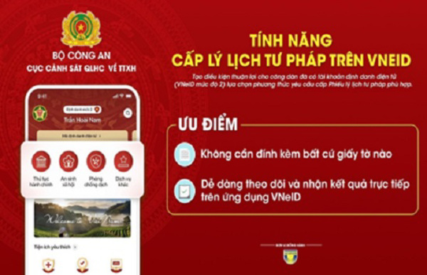 Từ 01/11/2024, Đắk Lắk triển khai cấp Phiếu lý lịch tư pháp thông qua ứng dụng VNeID trên điện thoại di động