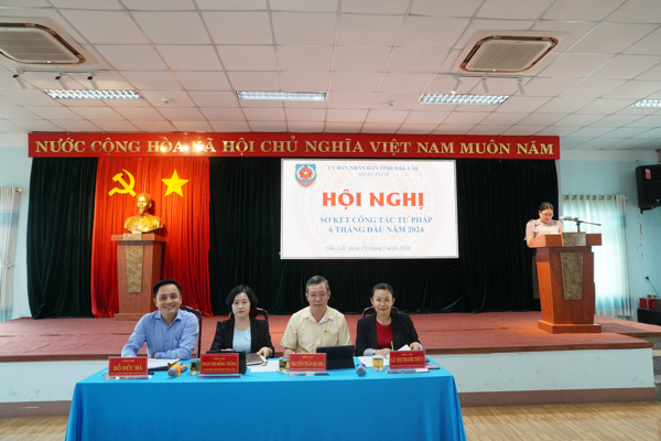 Một số kết quả nổi bật về công tác  Tư pháp 6 tháng đầu năm 2024 của Sở Tư pháp Đắk Lắk