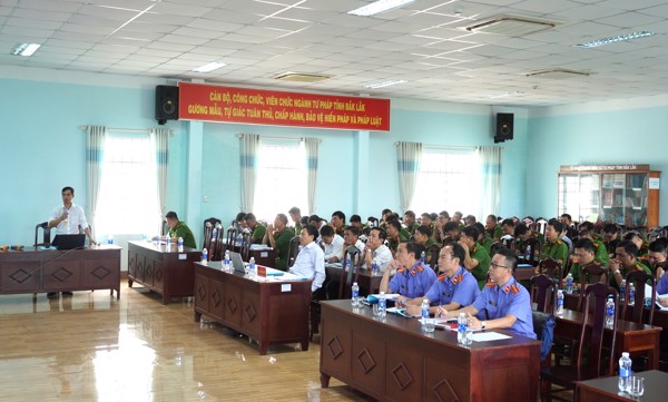 Đắk Lắk: Tổ chức hội nghị tập huấn nâng cao năng lực,  nhận thức về công tác trợ giúp pháp lý trong hoạt động tố tụng