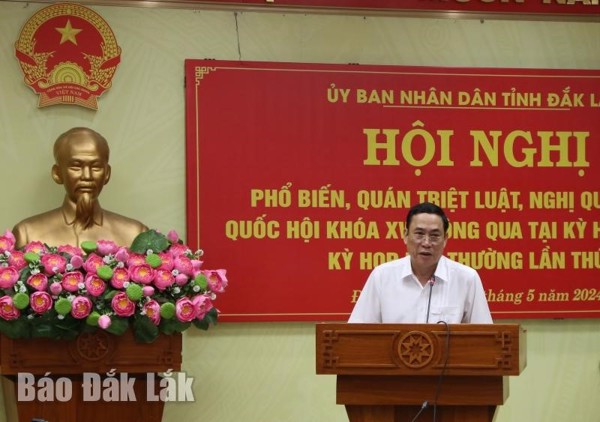 Phổ biến, quán triệt các luật, nghị quyết được Quốc hội khóa XV thông qua