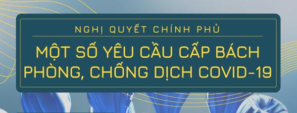 Chính phủ ban hành Nghị quyết về giải pháp cấp bách phòng, chống dịch