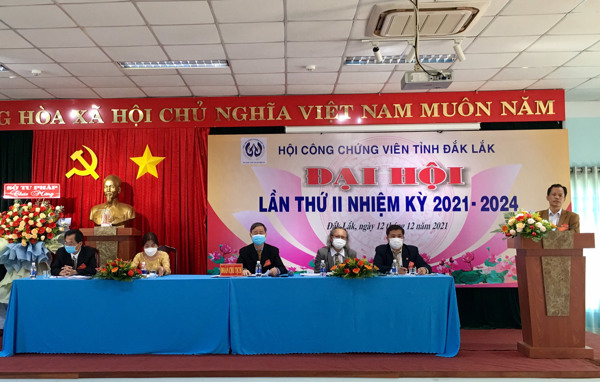 Đại hội Hội Công chứng viên tỉnh Đắk Lắk lần thứ II (nhiệm kỳ 2021 – 2024) – một nhiệm kỳ mới của hoạt động công chứng trên địa bàn tỉnh