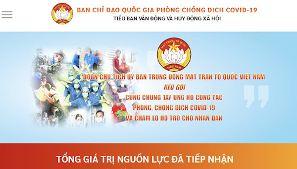 Ra mắt hệ thống đóng góp trực tuyến của Tiểu ban Vận động và huy động xã hội