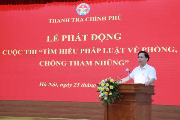 Thanh tra Chính phủ tổ chức Cuộc thi  “Tìm hiểu pháp luật về phòng chống tham nhũng”