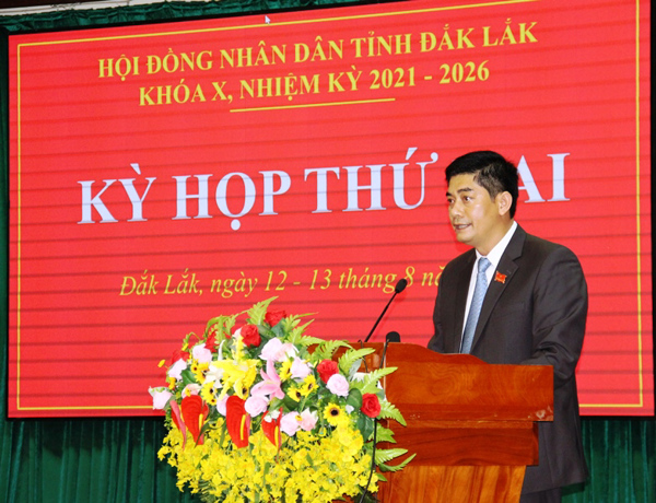 Thông qua các nghị quyết quy phạm pháp luật tại Kỳ họp thứ Hai, HĐND tỉnh Đắk Lắk Khóa X