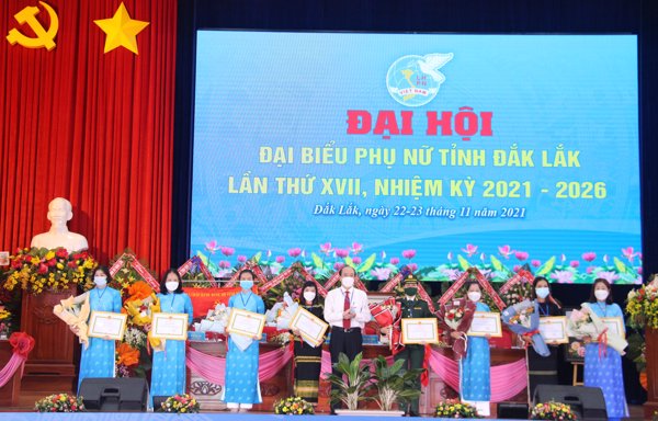 Đại hội đại biểu Phụ nữ tỉnh lần thứ XVII, nhiệm kỳ 2021 - 2026