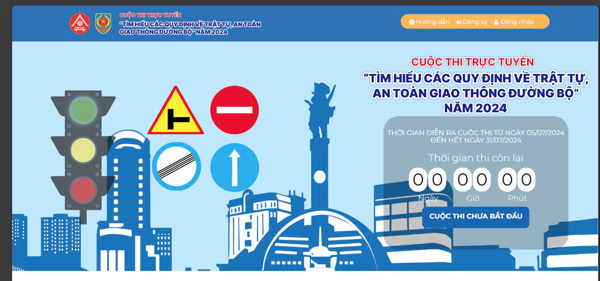 Thông báo kết quả Cuộc thi trực tuyến “Tìm hiểu các quy định về trật tự, an toàn giao thông đường bộ” năm 2024
