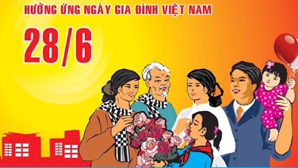 Ngày Gia đình Việt Nam (28/6): Chung tay xây dựng gia đình hạnh phúc - Quốc gia thịnh vượng