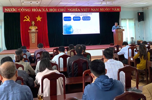 Sở Tư pháp tổ chức hội nghị tập huấn nghiệp vụ công tác theo dõi tình hình thi hành pháp luật và thi hành pháp luật về xử lý vi phạm hành chính năm 2024