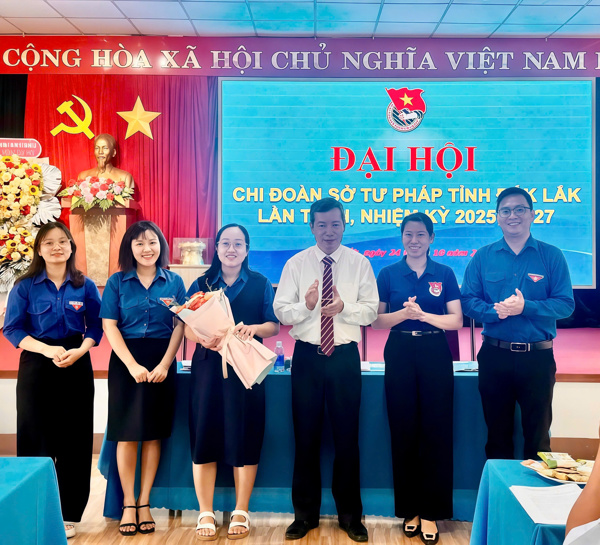 Đại hội Chi Đoàn Sở Tư pháp tỉnh Đắk Lắk  lần thứ I, nhiệm kỳ 2025 - 2027