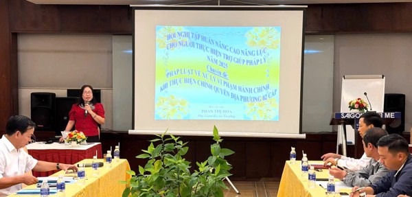 Đắk Lắk: Tập huấn nâng cao năng lực cho người thực hiện trợ giúp pháp lý năm 2025