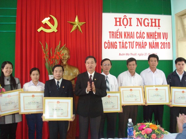 Tư pháp Đắk Lắk 28 năm xây dựng và trưởng thành