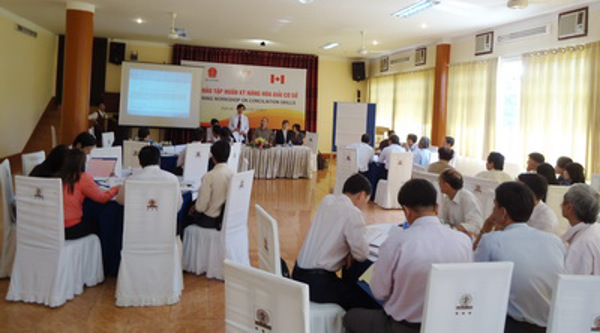  Bộ Tư pháp và Dự án Judge phối hợp tổ chức tập huấn kỹ năng hòa giải cơ sở tại Đắk Lắk