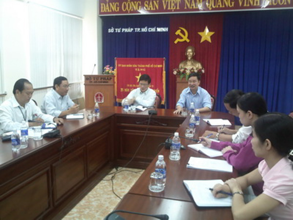 Sở Tư pháp Đắk Lắk thăm và học tập kinh nghiệm tại Sở Tư pháp thành phố Hồ Chí Minh