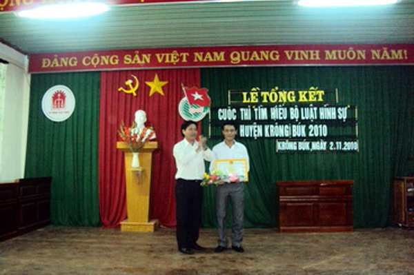 Kết quả Cuộc thi tìm hiểu pháp luật thông qua Bản tin Tư pháp và Trang tin điện tử của Sở Tư pháp.