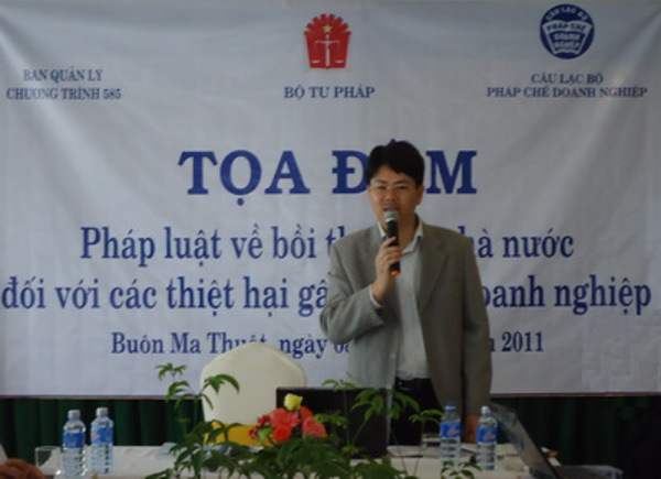Bộ Tư pháp tổ chức Tọa đàm “Pháp luật về bồi thường nhà nước đối với các thiệt hại gây ra cho doanh nghiệp” tại Đắk Lắk