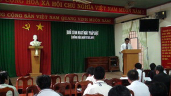 UBND huyện Krông Búk tổ chức sinh hoạt “Ngày pháp luật” 