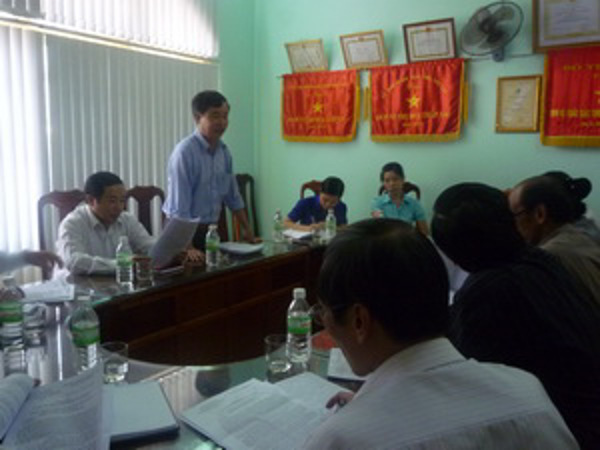 Tiến độ triển khai Hội thi  “Trưởng thôn, buôn, tổ dân phố với kiến thức pháp luật” năm  2011