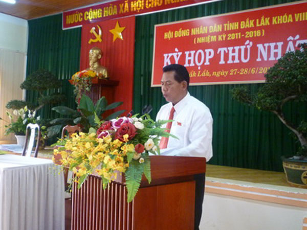 Kỳ họp thứ nhất của HĐND tỉnh Đắk Lắk khóa VIII nhiệm kỳ 2011 - 2016
