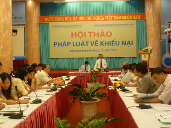 Hội thảo pháp luật về khiếu nại