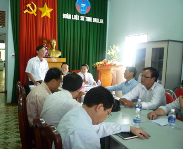Liên đoàn Luật sư Việt Nam khảo sát về tổ chức, hoạt động của Đoàn Luật sư Đắk Lắk