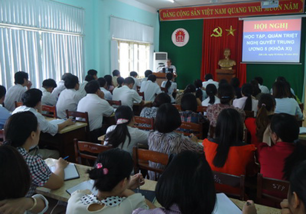 Sở Tư pháp tổ chức Hội nghị quán triệt, học tập Nghị quyết Trung ương 5 khóa XI