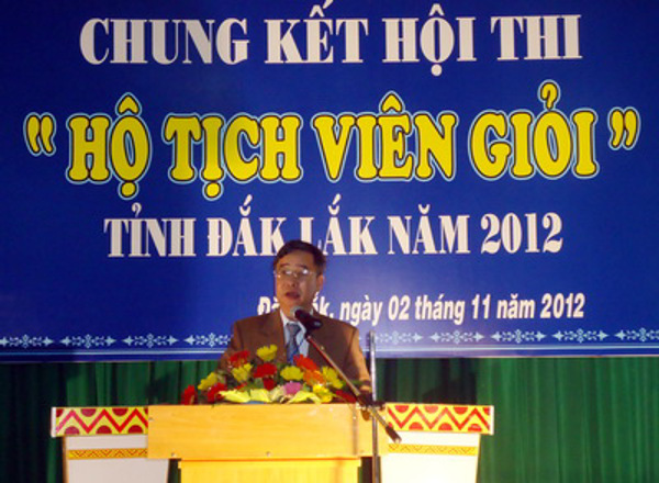 Chung kết Hội thi “Hộ tịch viên giỏi” tỉnh Đắk Lắk năm 2012