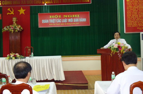 Nhiệm vụ cơ bản của công tác phổ biến, giáo dục pháp luật năm 2012 trên địa bàn tỉnh