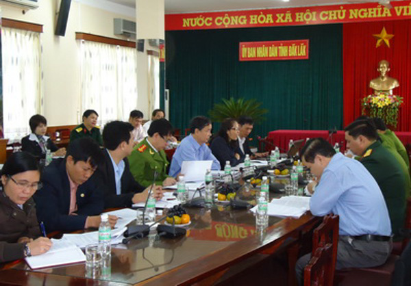 Đoàn kiểm tra của Ban chỉ đạo Trung ương thực hiện Đề án đổi mới và nâng cao hiệu quả hoạt động giám định tư pháp làm việc tại tỉnh Đắk Lắk