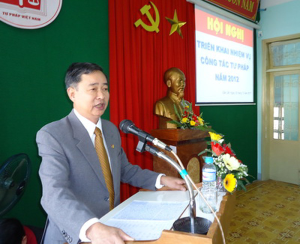 Sở Tư pháp tổ chức Hội nghị triển khai công tác Tư pháp năm 2012