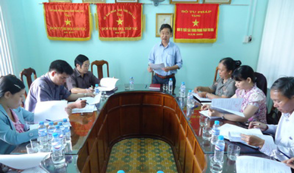 Ban Tổ chức Hội thi Hộ tịch viên giỏi của tỉnh họp triển khai hội thi