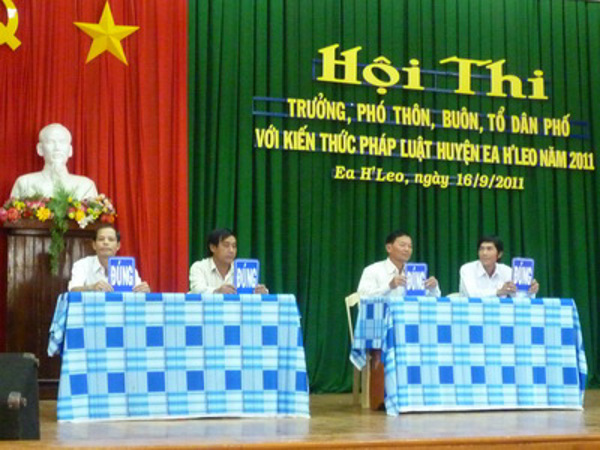 Ban Tổ chức Hội thi ở tỉnh ban hành Thể lệ Hội thi “Hộ tịch viên giỏi” năm 2012