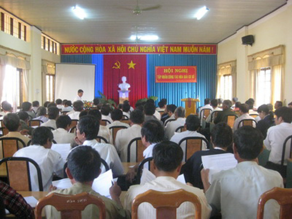 UBND thị xã Buôn Hồ tổ chức Hội nghị tập huấn nghiệp vụ công tác hòa giải ở cơ sở