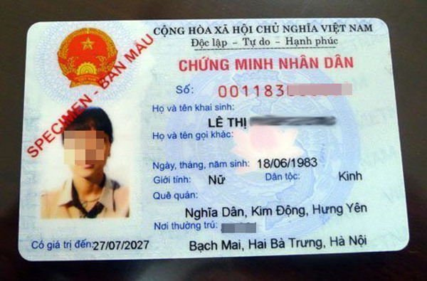 Sửa đổi, bổ sung một số quy định về Chứng minh nhân dân