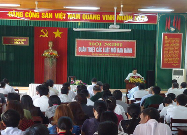 Một số nhiệm vụ công tác trọng tâm của ngành Tư pháp Đắk Lắk trong năm 2013
