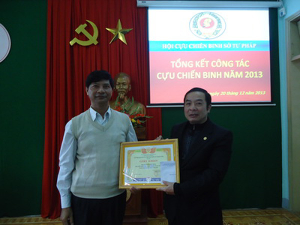 Hội Cựu chiến binh Sở Tư pháp tổ chức Hội nghị triển khai nhiệm vụ năm 2014