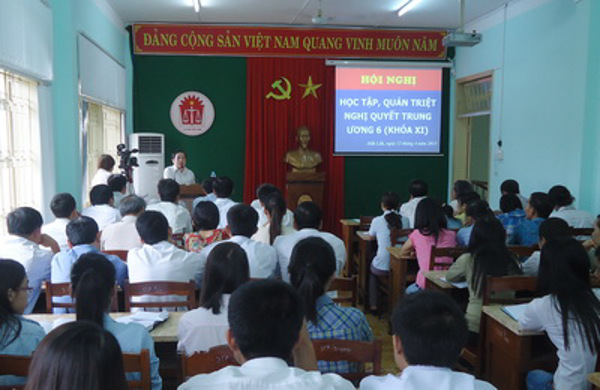 Đảng ủy Sở Tư pháp tổ chức hội nghị quán triệt, học tập Nghị quyết Trung ương 6 khóa XI