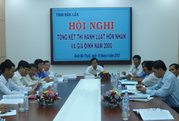 Hội nghị trực tuyến tổng kết thi hành Luật Hôn nhân và gia đình năm 2000